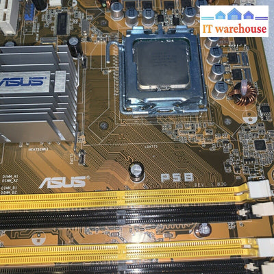 Asia P5B Green 775 Motherboard + C2D 6600 CPU (no IO Plate)