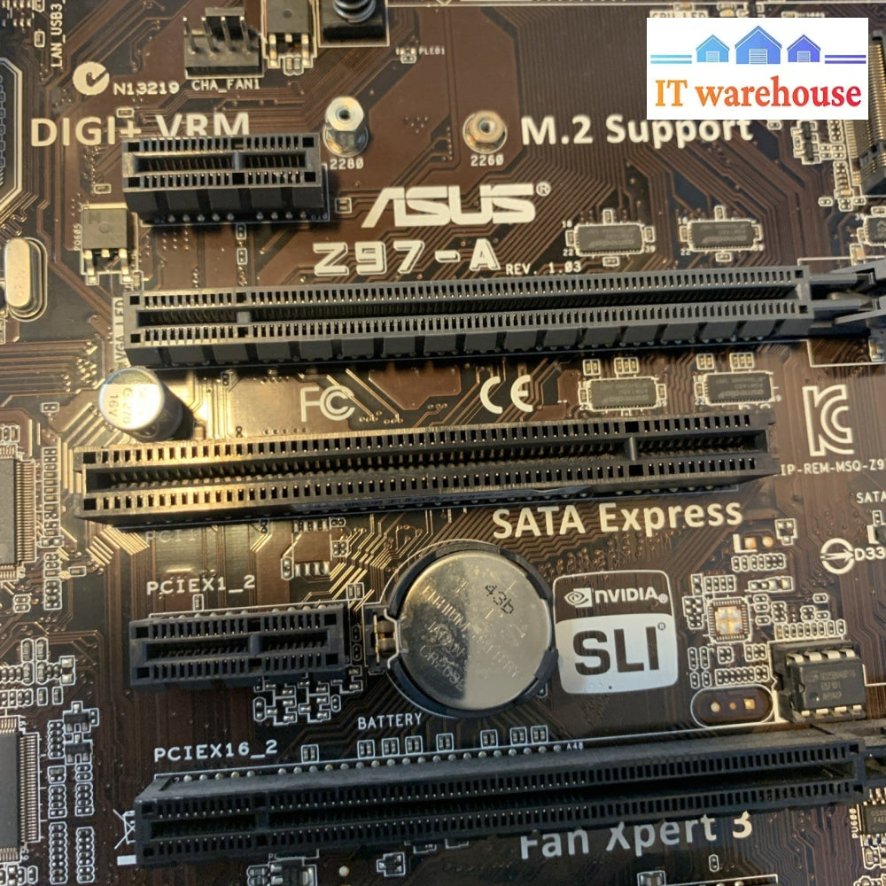 Asia Z97-A Motherboard (bent Pins)