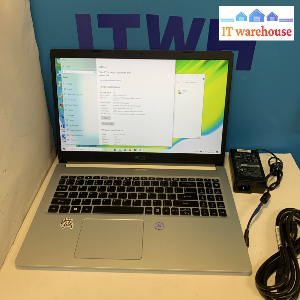 Aspire A515-44 AMD Ryzen 7 4700U 8GB 512GB SSD Win10 laptop
