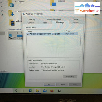 Aspire A515-44 AMD Ryzen 7 4700U 8GB 512GB SSD Win10 laptop