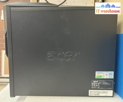 ~ Aspire M1641 Desktop Intel Dual Core E5200 3GB RAM 160GB HDD Wi-Fi Windows XP