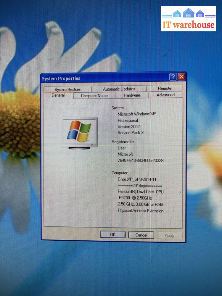 ~ Aspire M1641 Desktop Intel Dual Core E5200 3GB RAM 160GB HDD Wi-Fi Windows XP
