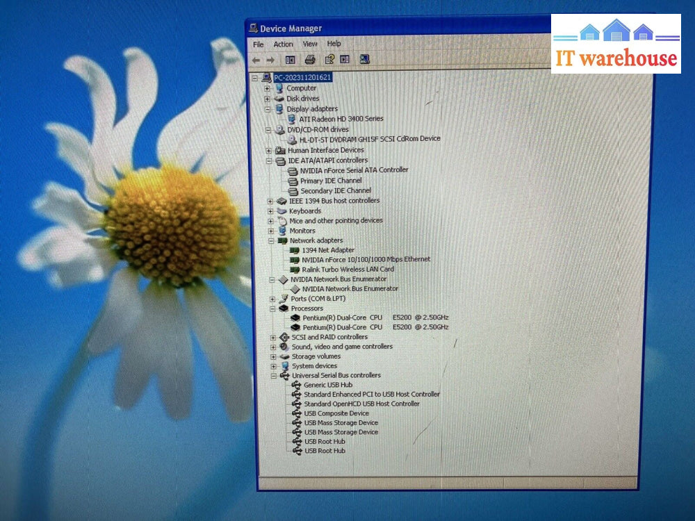 ~ Aspire M1641 Desktop Intel Dual Core E5200 3GB RAM 160GB HDD Wi-Fi Windows XP