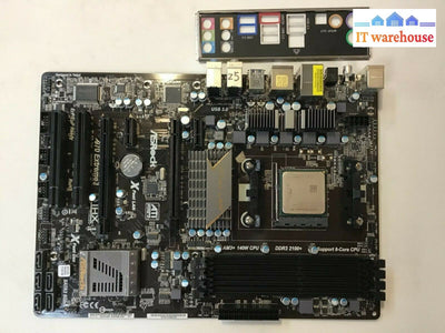 ASRock 970 Extreme3 Motherboard W/AMD Phenom II X4 955 3.2GHz + I/0 Plate Tested