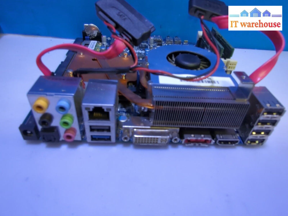 ASROCK ASR1010MB i3 Tiny PC  Motherboard (i3-M370 CPU/4GB RAM) TESTED -