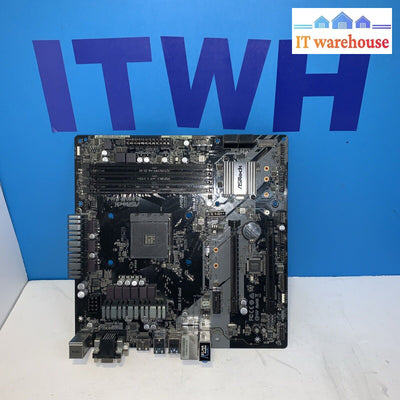 ASRock B450M PRO4 R2.0 AM4 AMD B450 SATA 6Gb/s Micro ATX AMD Motherboard (no I/O