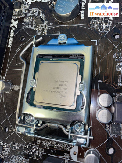 ASRock H81M-HDS Intel LGA1150 DDR3 MicroATX Motherboard + I/O shield+ i3-4150 cp