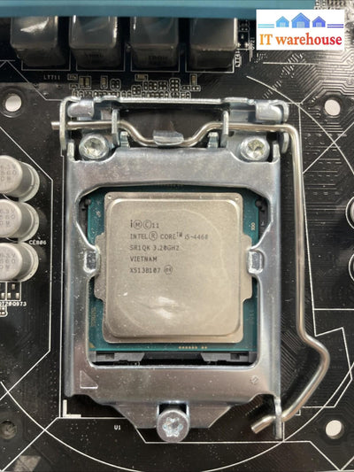 ASROCK H97 PRO4  MOTHERBOARD + CPU i5 4460 with   IO Shield +