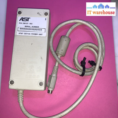 AST 230137-002 AT&T CS714A Power 7-Pin DIN Plug AC adapter