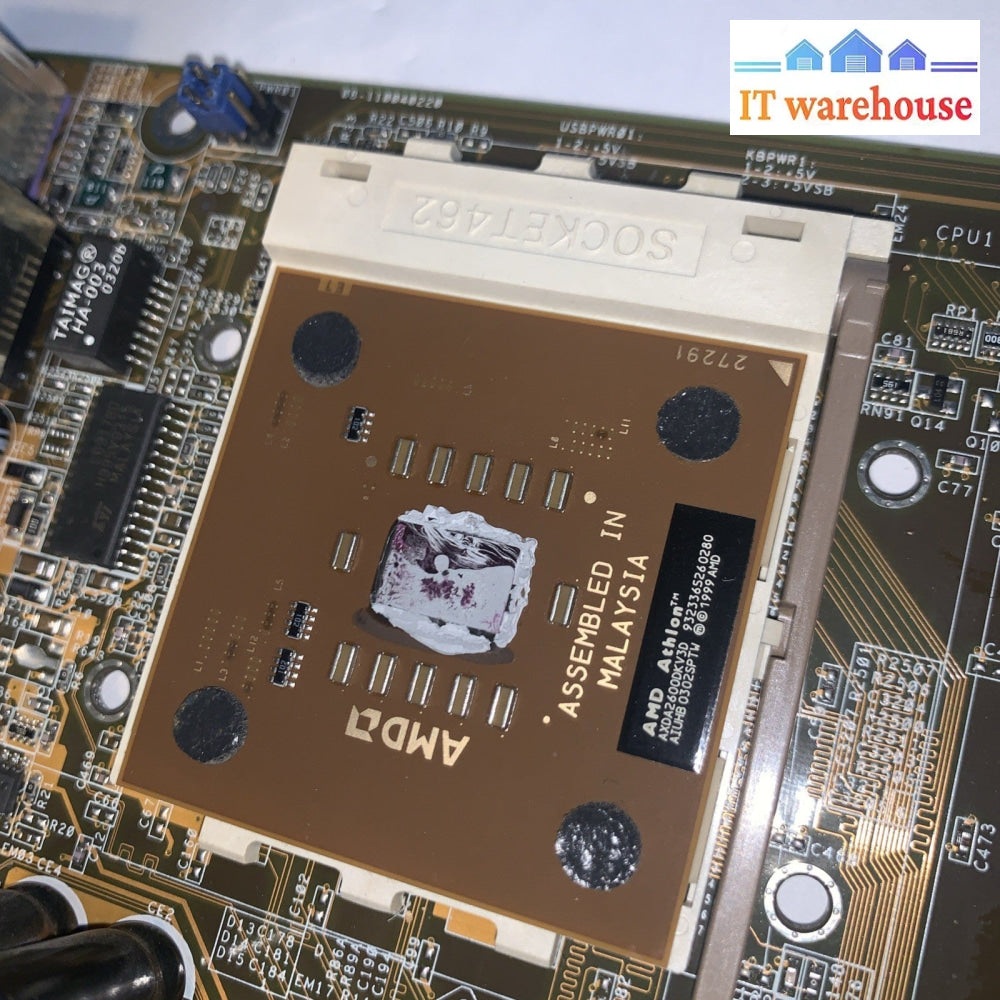 ASUS A7VI-VM 1.05 ATX Socket A 462  MOTHERBOARD AGP PCI VGA +2600 CPU