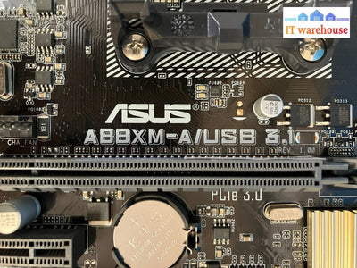 ~ASUS A88XM-A/USB3.1 Motherboard HDMI M-ATX Socket FM2+ W/ AMD A4-6300 &IO Plate