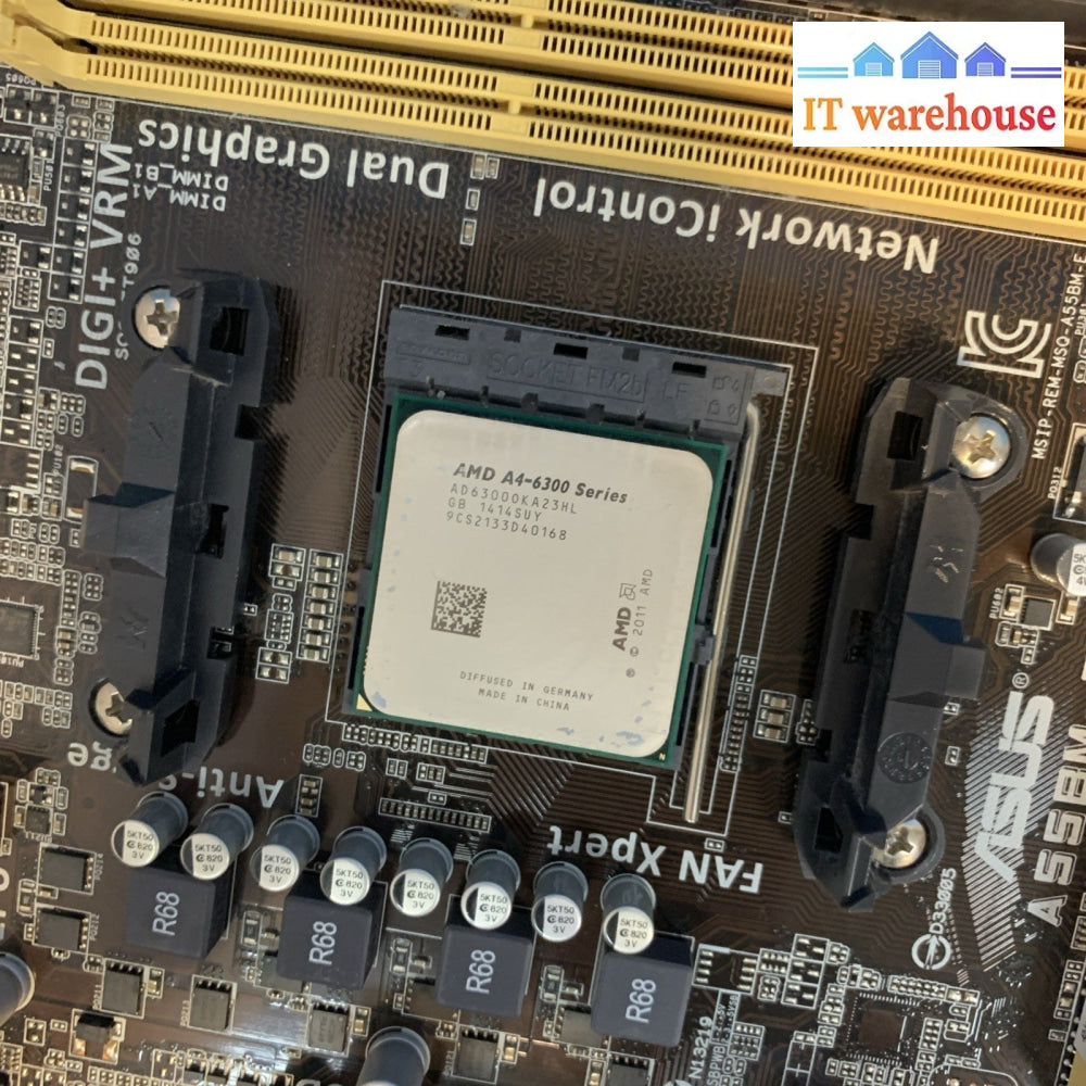 ASUS AMD A55 Motherboard A55BM-E Socket FM2+/FM2