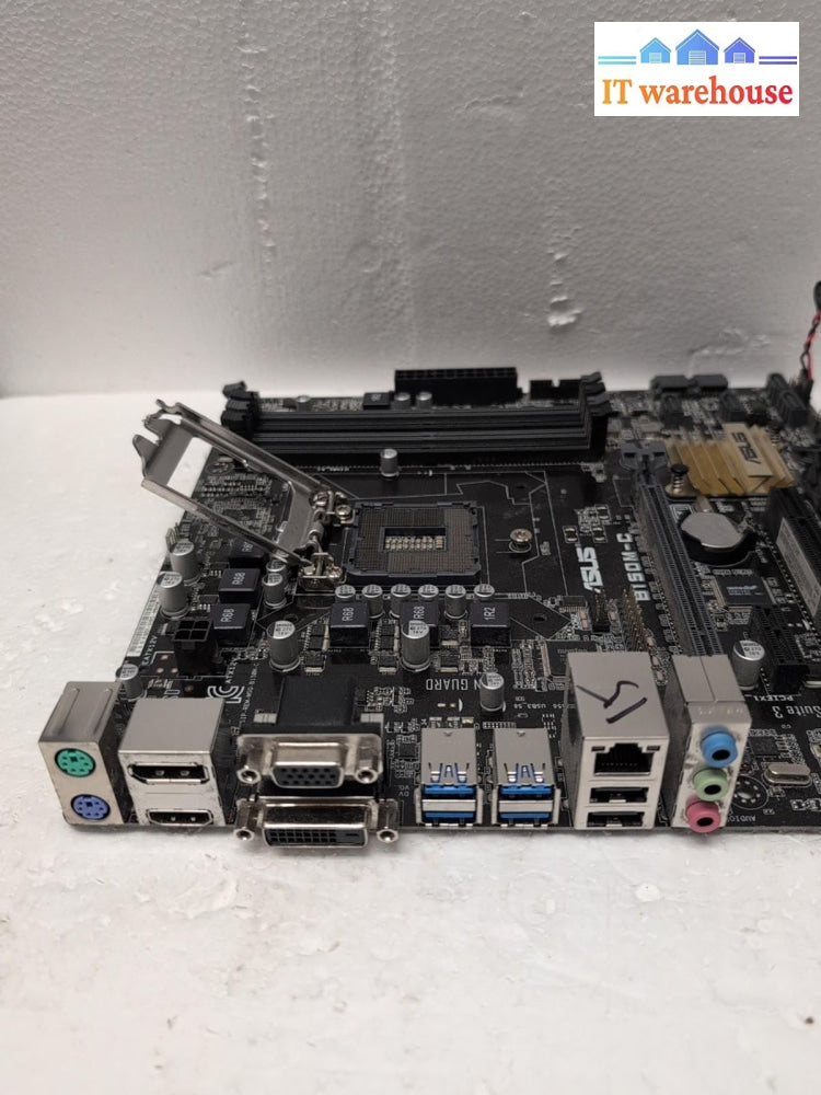 ASUS B150M-C Motherboard With IO Shield LGA 1151 DDR4 MicroATX Tested -