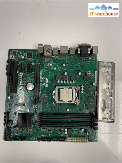 asus B250M-C motherboard + i5-6400 CPU
