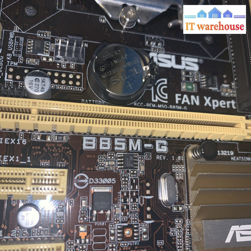ASUS B85M-G LGA1150 mATX Motherboard USB3.0 HDMI