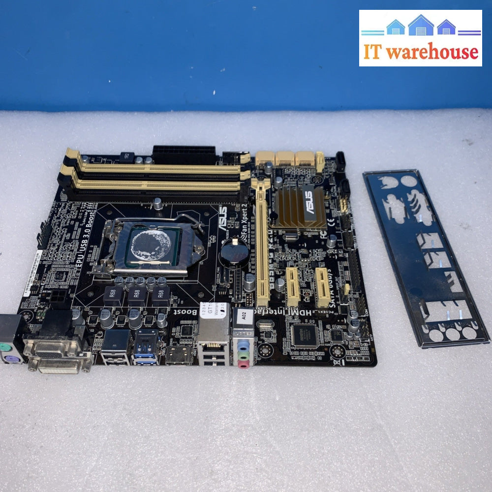 ASUS B85M-G R2.0 Motherboard LGA1150 + i5-4440 CPU – Tested Working