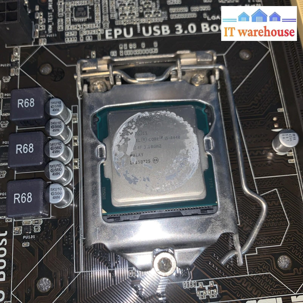 ASUS B85M-G R2.0 Motherboard LGA1150 + i5-4440 CPU – Tested Working