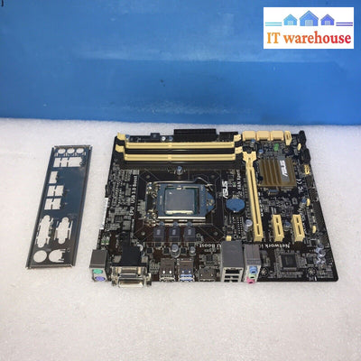 ASUS B85M-G Socket LGA1150 DDR3 Micro ATX Motherboard With I/O Shield /i3-4330