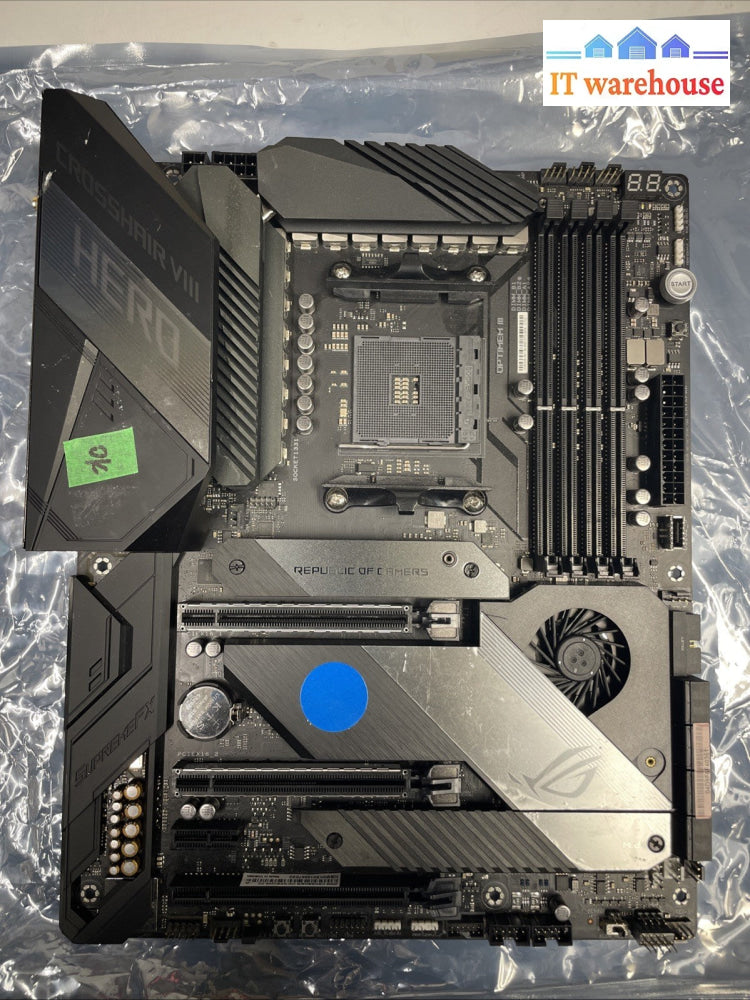 ASUS Crosshair VIII Hero (WI-FI) AMD AM4 Motherboard Tested -