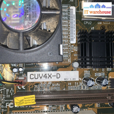ASUS CUV4X-D REV 1.03 Socket 370 + Dual SOCKET 370 MOTHEREBOARD with CPUs