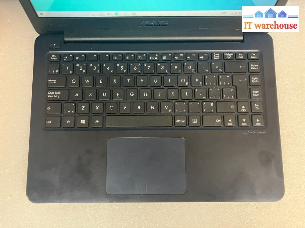 ~ Asus E402S 14’ Laptop Pentium N3710 Cpu / 8Gb Ram 120Gb Ssd Win 10 With Ac