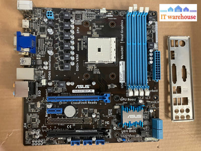 ~ ASUS F2A55-M/M11BB/DP_MB mATX Desktop Motherboard Socket FM2 DDR3 W/ IO shield
