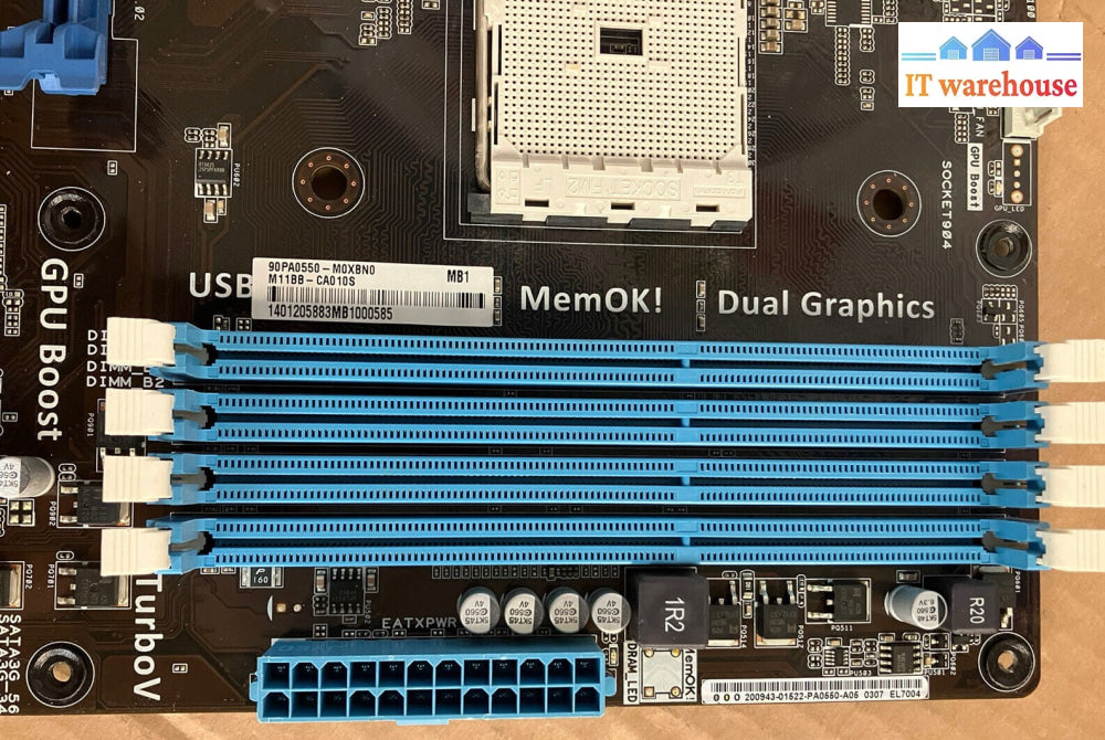 ~ ASUS F2A55-M/M11BB/DP_MB mATX Desktop Motherboard Socket FM2 DDR3 W/ IO shield