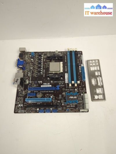 ASUS F2A85-M Motherboard w/AMD A8-5500 IO Sheild Tested