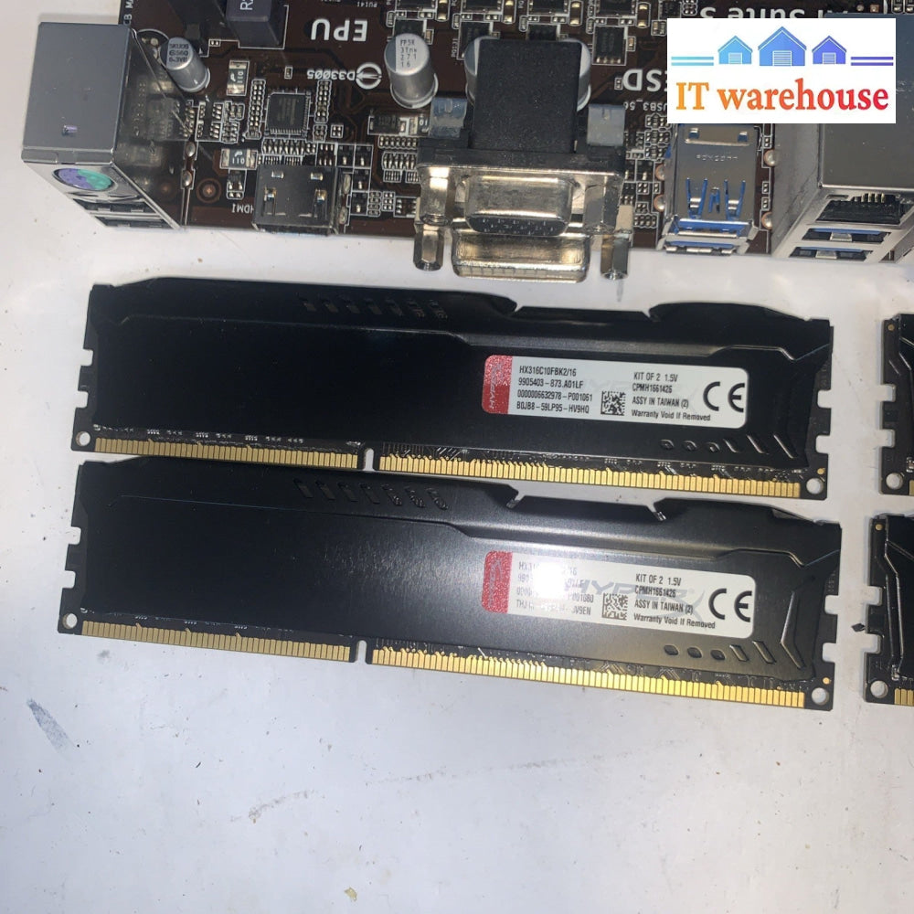 Asus GA-H87M-PLUS Motherboard & CPU Combo LGA 1150 i7-4790