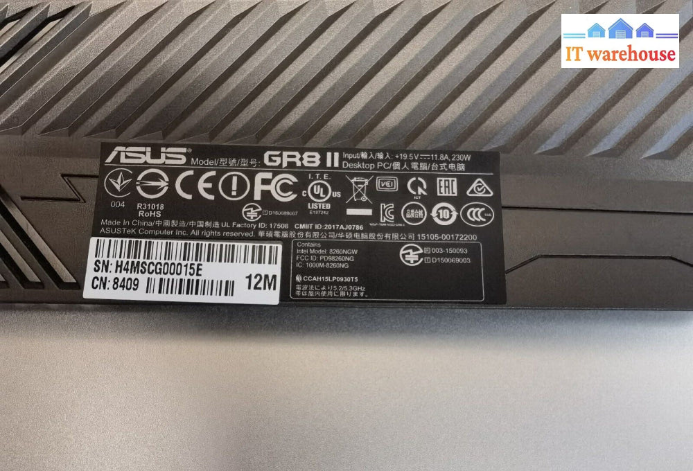 $ ASUS  GR8 II pci connector came from working PC GR8 II_VGA SB