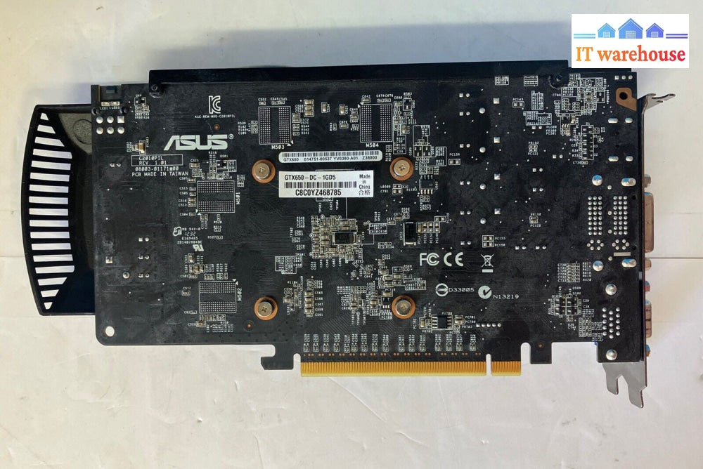 ASUS GTX 650 1GB GDDR5 PCI-e HDMI VGA DVI Video Card GTX650-DC-1GD5 *Tested* ~