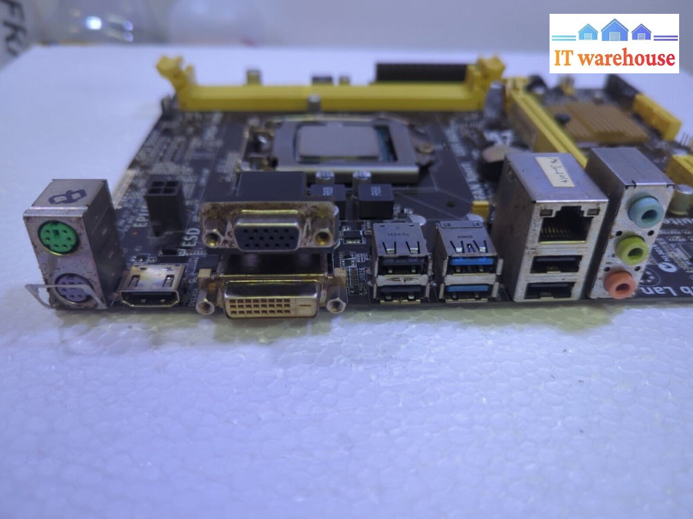 - ASUS H81M-A LGA 1150 USB 3.0 DDR3 Motherboard + i3-4130 CPU & IO Shield  