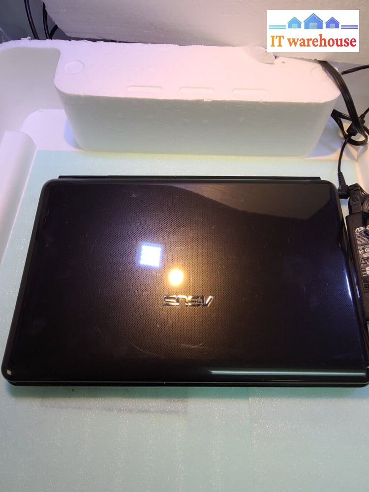 - ASUS K61IC 15.6" LAPTOP W/c2D P8700 CPU/4GB RAM/128GB SSD/WIN10 (BAT DEAD)