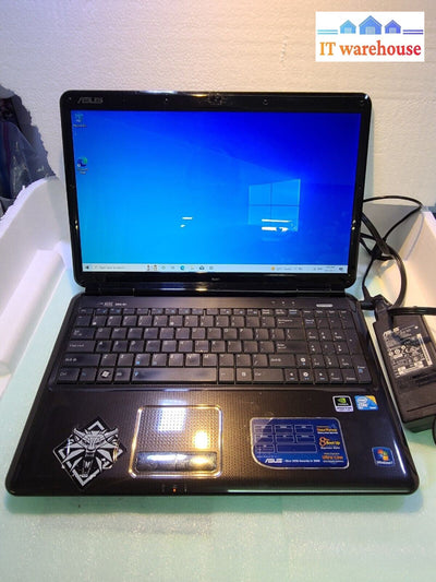 - ASUS K61IC 15.6" LAPTOP W/c2D P8700 CPU/4GB RAM/128GB SSD/WIN10 (BAT DEAD)