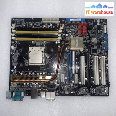 Asus M2N-E ATX AM2 Nforce 570 Motherboard + cpu (working read)