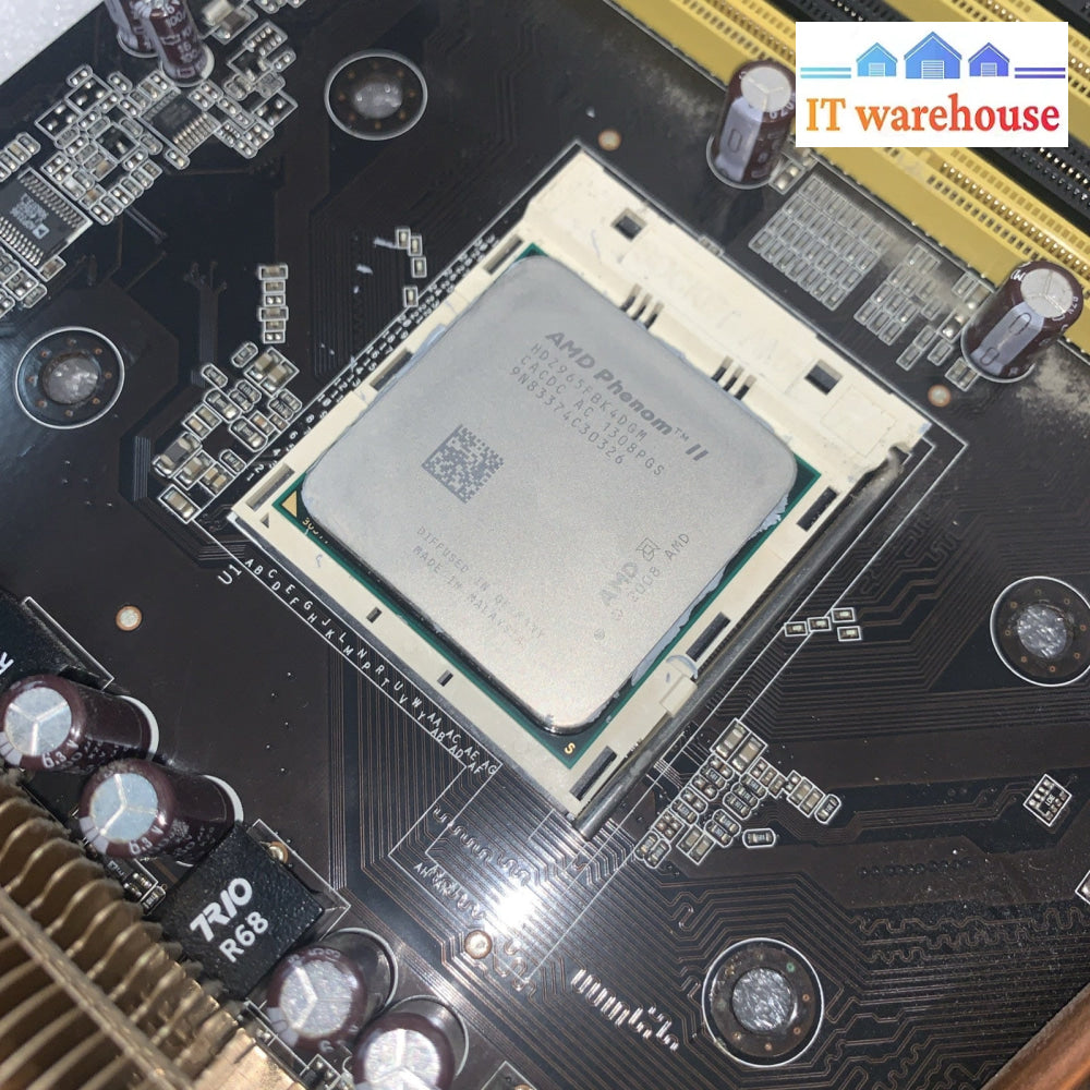 Asus M2N-E ATX AM2 Nforce 570 Motherboard + cpu (working read)