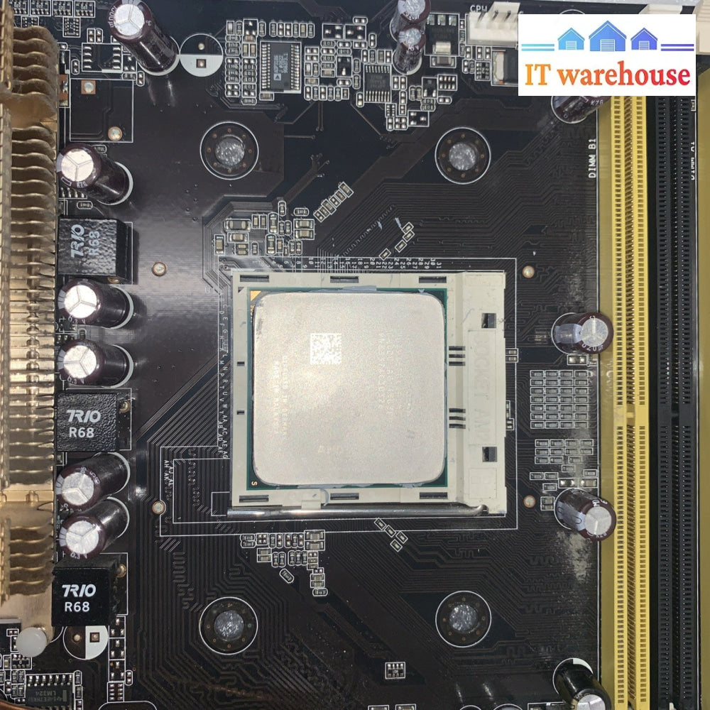 Asus M2N-E ATX AM2 Nforce 570 Motherboard + cpu (working read)