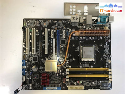 - Asus M2N-E ATX AM2 Nforce 570 Motherboard W/ AMD Sempron CPU+I/O Shield TESTED