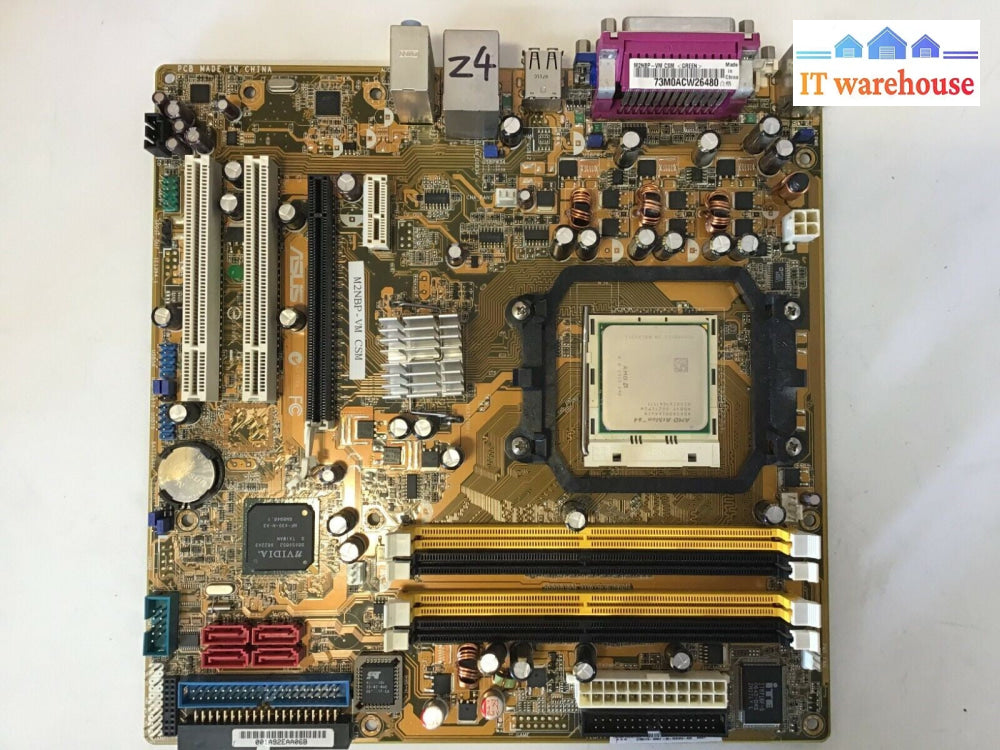 ASUS M2NBP-VM CSM Motherboard AM2/AM2+   I/O Plate (NO CPU) Tested
