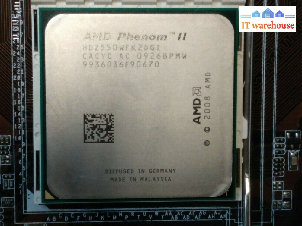 Asus M4A79XTD EVO Motherboard AM3 W/AMD Phenom II X2 550 3.1GHz+32GB RAM