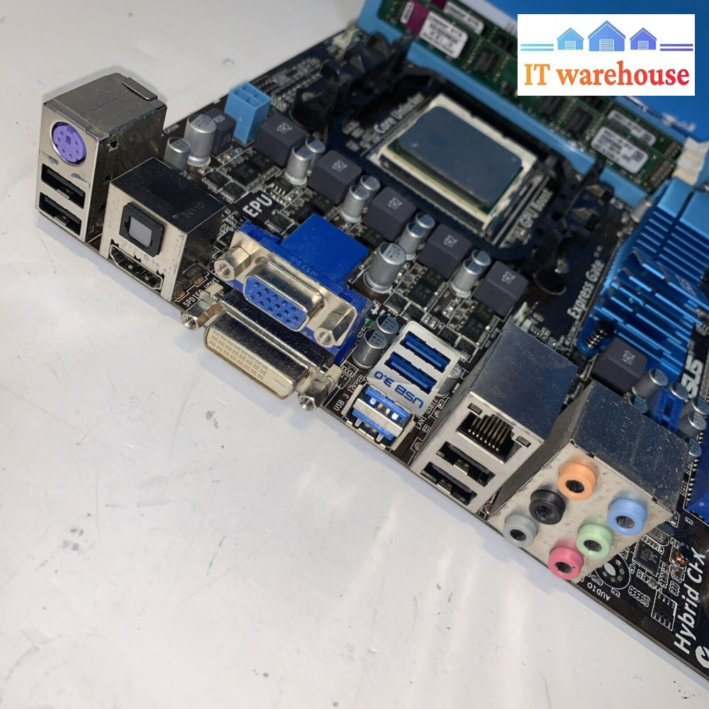 ASUS M4A88TD-M/USB3 Socket AM3 Motherboard With I/O Shield CPU