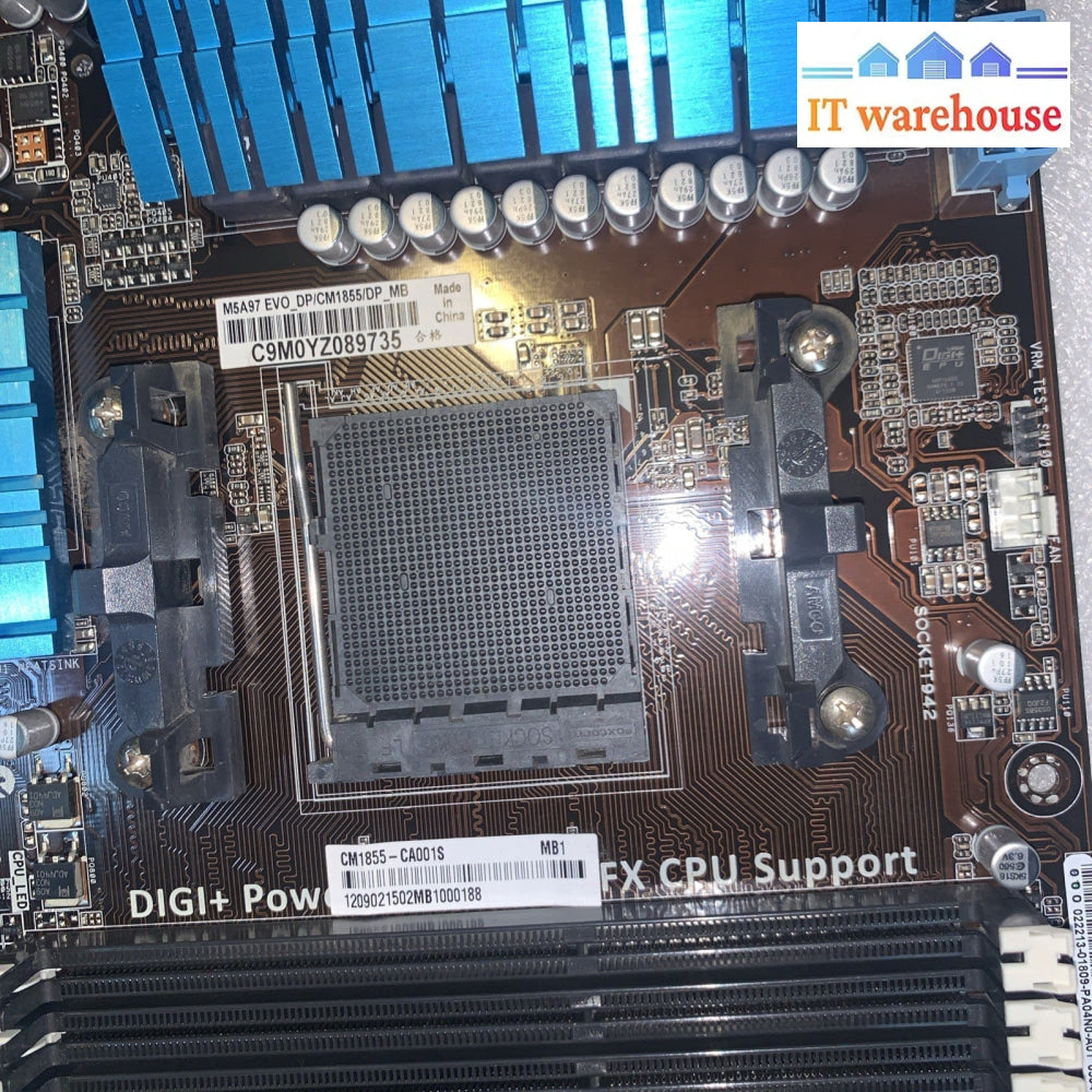 ASUS M5A97 EVO AM3+ ATX Motherboard AMD 970 SB950 DDR3 Tested
