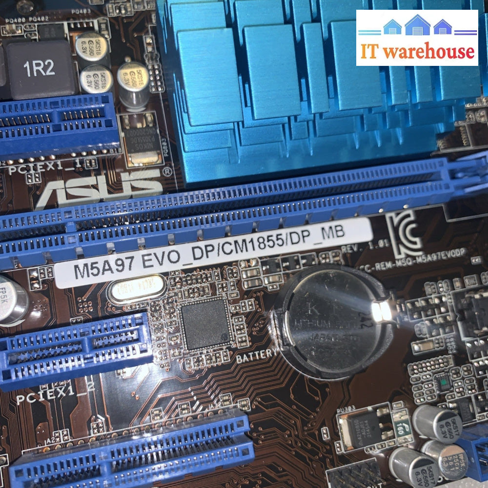 ASUS M5A97 EVO AM3+ ATX Motherboard AMD 970 SB950 DDR3 Tested