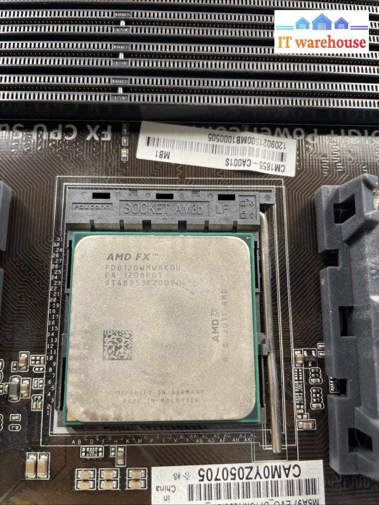 ASUS M5A97 EVO_DP/CM1855/DP_MB AM3+ AMD 970 USB 3.0 Motherboard + CPU