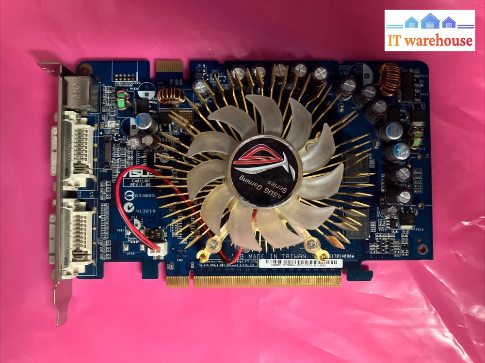 ASUS NVIDIA EN8600GT HTDP/512M/A 512MB Dual DVI TV-Out PCI-e Graphics Card ~
