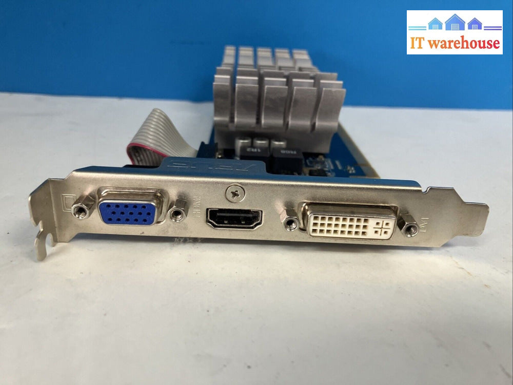 ASUS NVIDIA GEFORCE 210 EN210 SILENT/DI/1GD3/V2(LP) 1GB DDR3 Video Card Tested ~