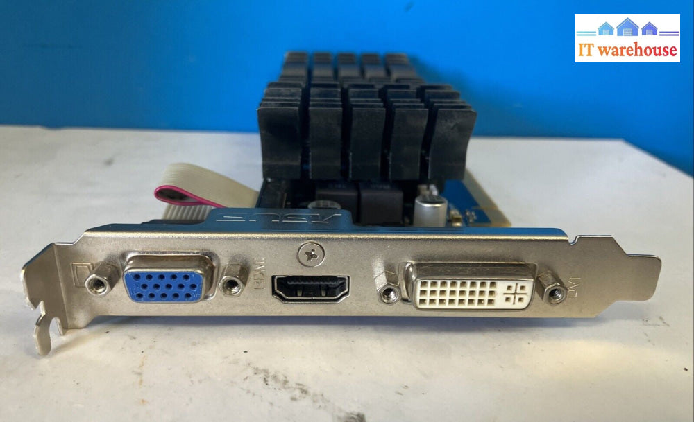 ASUS NVIDIA GEFORCE 210 EN210 SILENT/DI/512MD3/V2(LP) 512MB DDR3 Video Card ~