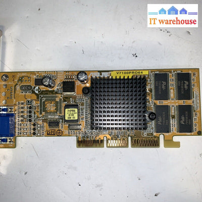 Asus Nvidia GeForce2 MX 400 64MB Video Card AGP V7100PRO64/PURE/64M/SD/A