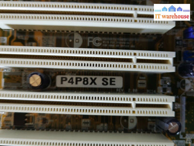 - ASUS P4P8X SE Motherboard w/ P4 2.8GHz CPU & I/O Plate
