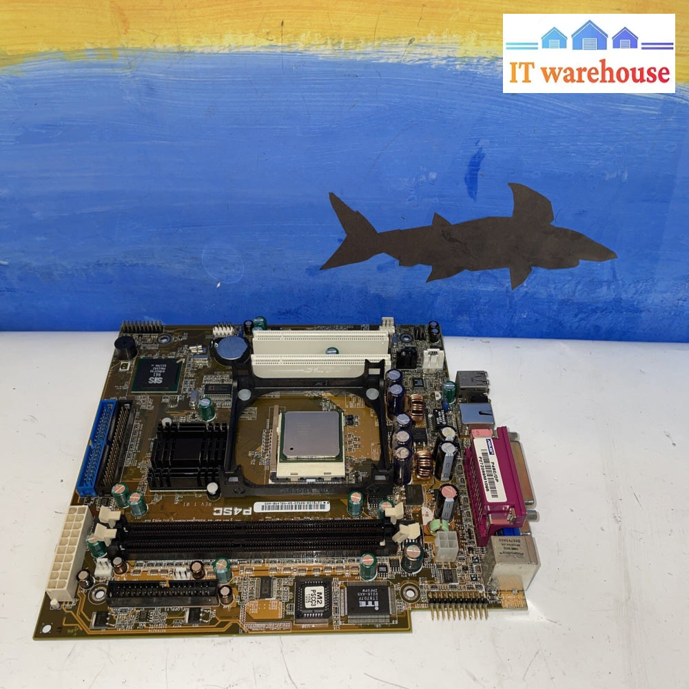 Asus P4SC Motherboard Rev 1.01 With P4 2A GHZ CPU